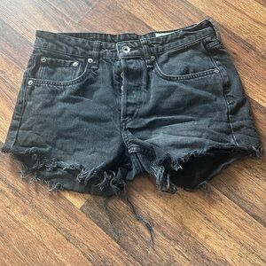 Rag and Bone Distressed Shorts Size 25 Rosa Midrise Boyfriend